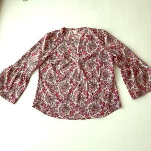 J Crew Bell Sleeve Blouse